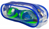 Junior Schwimmbrille Capri, blau/grün