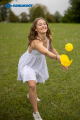 Wurf- und Fangspiel Scoop Ball, gelb/rot
