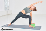 Yoga Block, 200 g, grün/grau