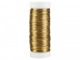 Golddraht, 0,3 mm x 80 m, gold, aus Messing
