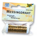 Golddraht, 0,3 mm x 80 m, gold, aus Messing