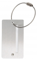 Gepäckanhänger, Aluminium, mit Sichtfeld
