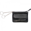 Schlüssel-Etui, aus Nappa-Leder, schwarz