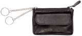 Schlüssel-Etui, aus Nappa-Leder, schwarz