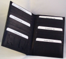 Visitenkarten-Kreditkarten-Etui, Leder