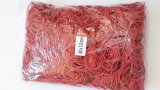 Gummiringe, 1 kg, 40 x 1 mm, rot