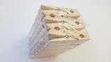Wäscheklammern 50x, 75mm Länge, Holz