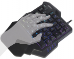 Einhand-Gaming-Tastatur mit LED
