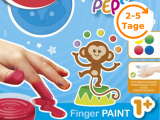 Fingerfarbe, 4er Etui, Kinder ab 1 Jahr