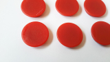 Magnete 10 Stück, 24 mm, rot