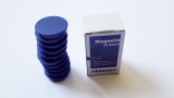Magnete 10 Stück, 32 mm, blau