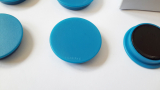 Magnete 10 Stück, 32 mm, hellblau