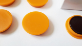 Magnete 10 Stück, 32 mm, orange