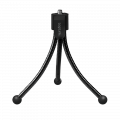 Mini-Stativ, tragbar, flexibel, schwarz