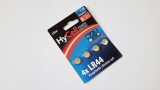 Knopfzelle LR44 4x, Alkaline, Hycell
