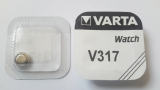 Knopfzelle V317/SR62, Silber-Oxid, Varta