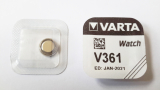 Knopfzelle V361/SR58, Silber-Oxid, Varta