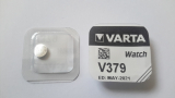 Knopfzelle V379/SR63, Silber-Oxid, Varta