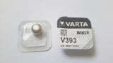 Knopfzelle V393,SR48, Silber-Oxid, Varta