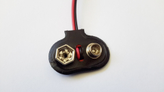 Batterieclip für 9-Volt-Block, T-Form