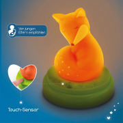 Nachtlicht Fuchs, grün orange