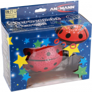 Sternenlicht Marienkäfer, schwarz rot