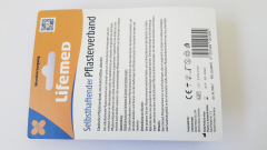 Pflasterverband, 2.5 cm x 4 m, rot