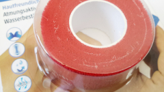 Pflasterverband, 2.5 cm x 4 m, rot