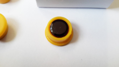 Magnete 10 Stück, 13 mm, gelb