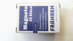 Magnete 10 Stück, 13 mm, gelb