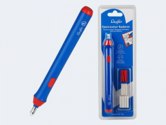 Elektrischer Radierer, mit Wechselspitze