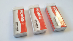 Radiergummi, 3er-Set, KORES KE20 gross