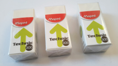 Radiergummi, 3er-Set, Maped Technic 300