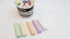 Straßenmalkreide, Kreide, 20x in Eimer