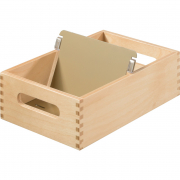 Karteitrog aus Holz für 900 Karten A6