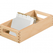 Karteitrog aus Holz für 900 Karten A7