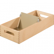 Karteitrog aus Holz für 1500 Karten A6