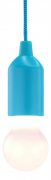 Pendelleuchte mit Batterie, 25 lm, blau