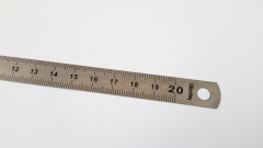 Lineal/Massstab, 200 mm, Metall, biegbar