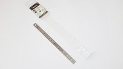 Lineal/Massstab, 200 mm, Metall, biegbar