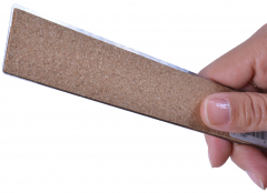 Metall-Lineal mit Kork-Rückseite, 30 cm
