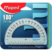 Winkelmesser 180 Grad, Aluminium, 120 mm