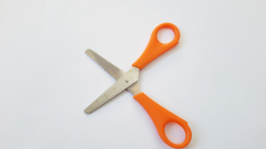 Bastelschere für Kinder, orange