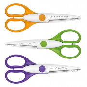 Konturenscheren-Set, 3er Set, farbig