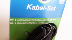 Fahrrad Kabel-Set, Lampen, 80 cm, 200 cm