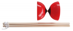 Diabolo Set, aus Polyethylen, rot