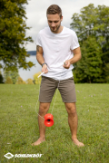 Diabolo Set, aus Polyethylen, rot
