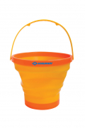 Strand- und Spieleimer, faltbar, orange