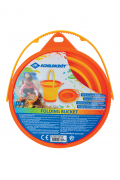 Strand- und Spieleimer, faltbar, orange