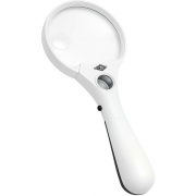 Lupe mit 2 Zusatzlinsen und LED-Licht